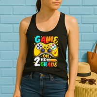 2Nd Grade Level Unlocked Game On 2Nd Grade Back To School Womens Tank Top