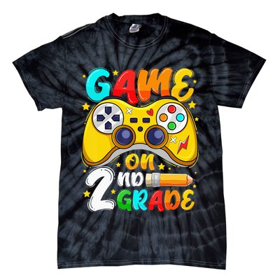 2Nd Grade Level Unlocked Game On 2Nd Grade Back To School Tie-Dye T-Shirt