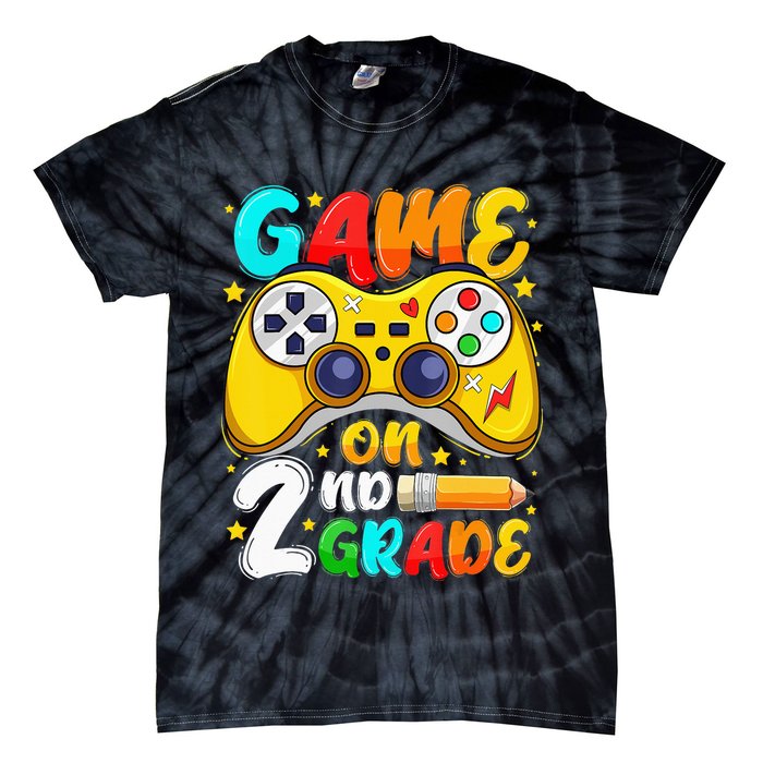 2Nd Grade Level Unlocked Game On 2Nd Grade Back To School Tie-Dye T-Shirt
