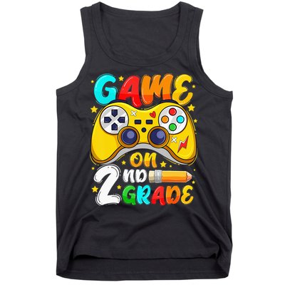 2Nd Grade Level Unlocked Game On 2Nd Grade Back To School Tank Top