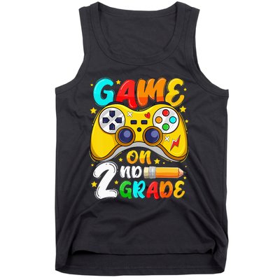 2Nd Grade Level Unlocked Game On 2Nd Grade Back To School Tank Top