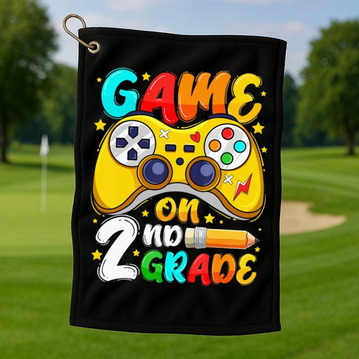 2Nd Grade Level Unlocked Game On 2Nd Grade Back To School Golf Towel