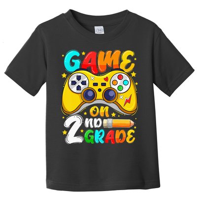 2Nd Grade Level Unlocked Game On 2Nd Grade Back To School Toddler T-Shirt