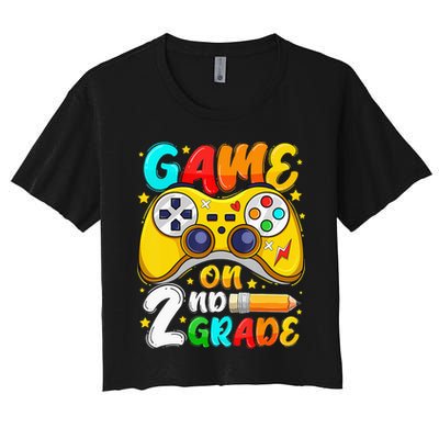 2Nd Grade Level Unlocked Game On 2Nd Grade Back To School Crop Top