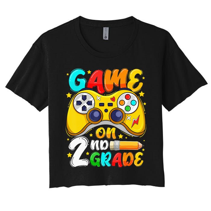 2Nd Grade Level Unlocked Game On 2Nd Grade Back To School Crop Top