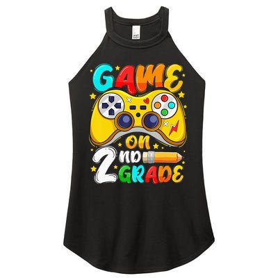 2Nd Grade Level Unlocked Game On 2Nd Grade Back To School Women's Perfect Tri Rocker Tank