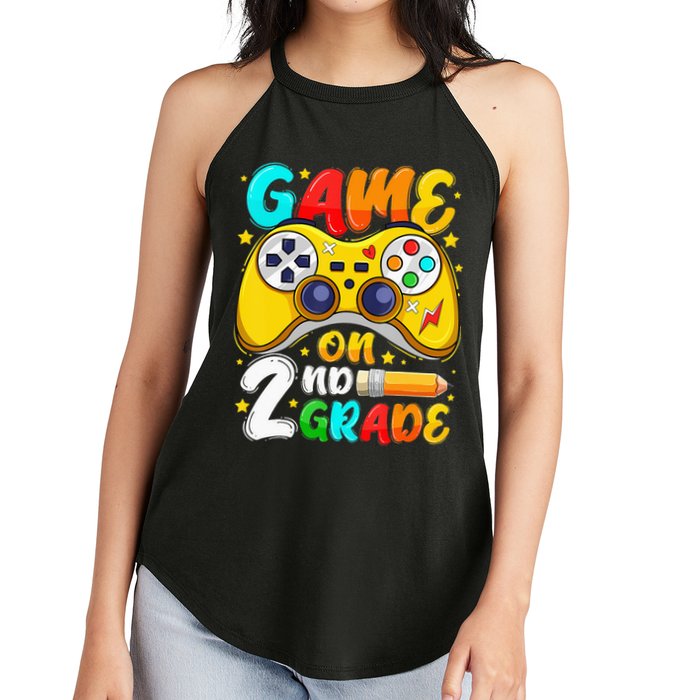2Nd Grade Level Unlocked Game On 2Nd Grade Back To School Women's Perfect Tri Rocker Tank