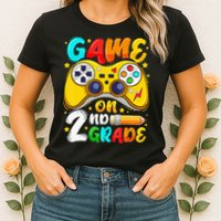 2Nd Grade Level Unlocked Game On 2Nd Grade Back To School Womens T-Shirt