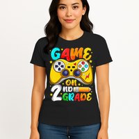 2Nd Grade Level Unlocked Game On 2Nd Grade Back To School Womens T-Shirt