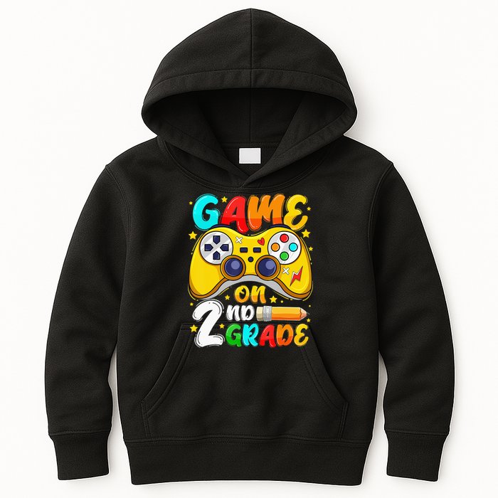 2Nd Grade Level Unlocked Game On 2Nd Grade Back To School Kids Hoodie