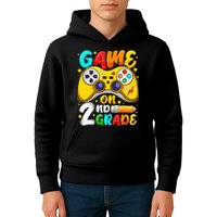 2Nd Grade Level Unlocked Game On 2Nd Grade Back To School Kids Hoodie