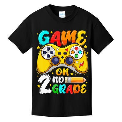2Nd Grade Level Unlocked Game On 2Nd Grade Back To School Kids T-Shirt