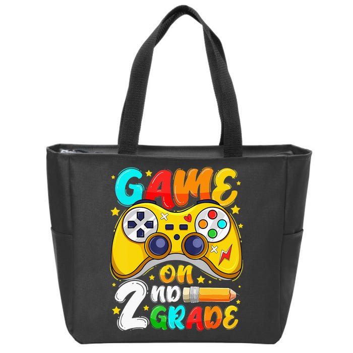2Nd Grade Level Unlocked Game On 2Nd Grade Back To School Zip Tote Bag