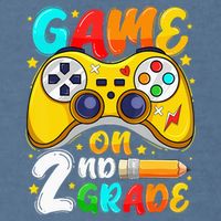 2Nd Grade Level Unlocked Game On 2Nd Grade Back To School Garment-Dyed Sweatshirt