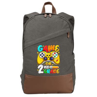 2Nd Grade Level Unlocked Game On 2Nd Grade Back To School Cotton Canvas Backpack