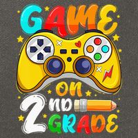 2Nd Grade Level Unlocked Game On 2Nd Grade Back To School Cotton Canvas Backpack