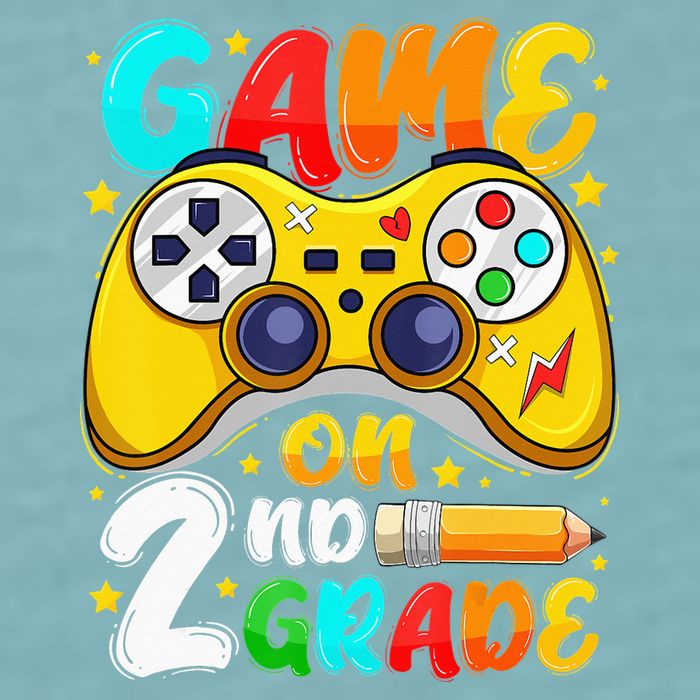 2Nd Grade Level Unlocked Game On 2Nd Grade Back To School Sueded Cloud Jersey T-Shirt