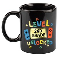 2Nd Grade Level Unlocked Video Gamer Back To School 11oz C Handle Ceramic Mug