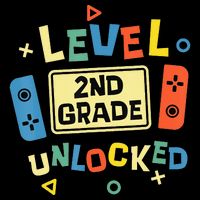 2Nd Grade Level Unlocked Video Gamer Back To School 16 in Basic Backpack