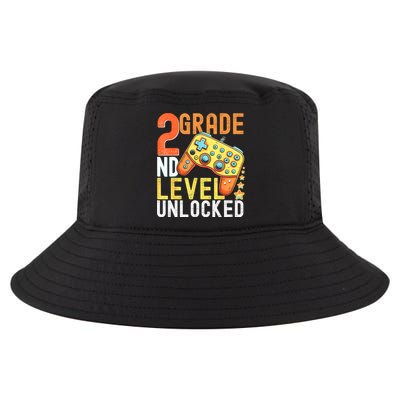 2nd Grade Level Unlocked Video Game Back To School Cool Comfort Performance Bucket Hat