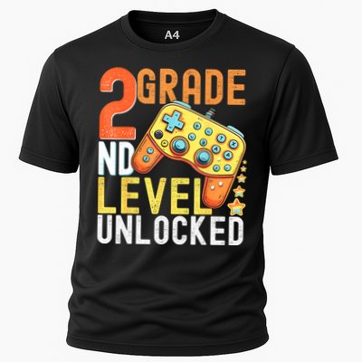 2nd Grade Level Unlocked Video Game Back To School Performance Shirt