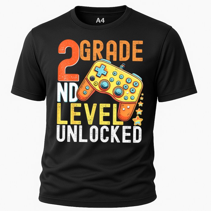2nd Grade Level Unlocked Video Game Back To School Performance Shirt