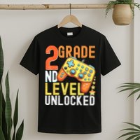 2nd Grade Level Unlocked Video Game Back To School T-Shirt