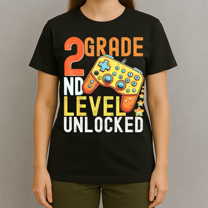 2nd Grade Level Unlocked Video Game Back To School T-Shirt