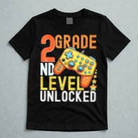 2nd Grade Level Unlocked Video Game Back To School T-Shirt