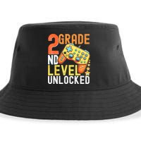 2nd Grade Level Unlocked Video Game Back To School Sustainable Bucket Hat