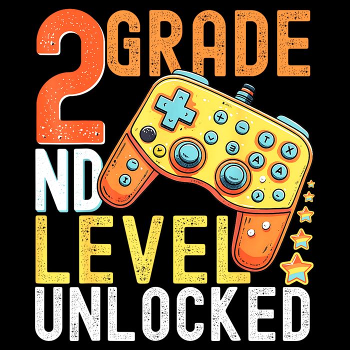 2nd Grade Level Unlocked Video Game Back To School Button