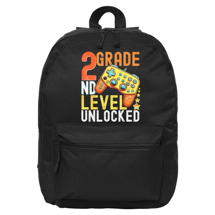 2nd Grade Level Unlocked Video Game Back To School 16 in Basic Backpack