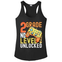 2nd Grade Level Unlocked Video Game Back To School Ladies PosiCharge Competitor Racerback Tank