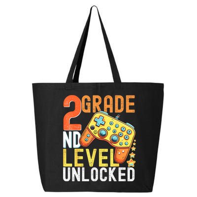 2nd Grade Level Unlocked Video Game Back To School 25L Jumbo Tote