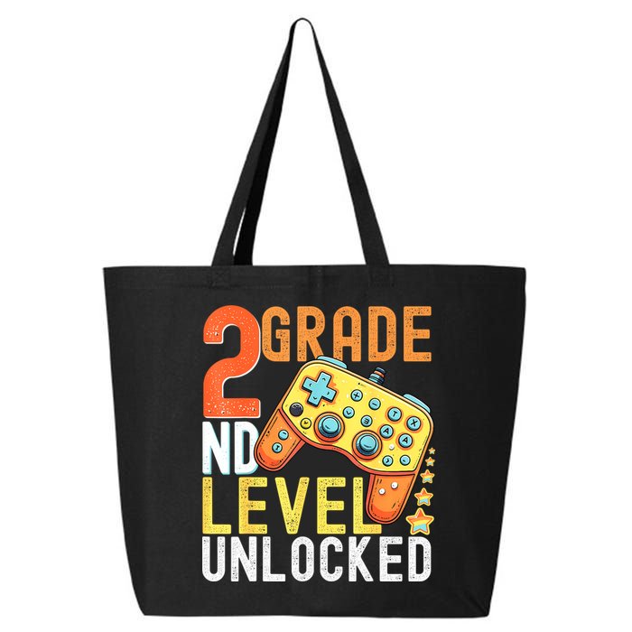 2nd Grade Level Unlocked Video Game Back To School 25L Jumbo Tote