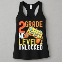 2nd Grade Level Unlocked Video Game Back To School Womens Tank Top