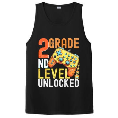 2nd Grade Level Unlocked Video Game Back To School PosiCharge Competitor Tank