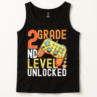 2nd Grade Level Unlocked Video Game Back To School Tank Top