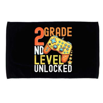 2nd Grade Level Unlocked Video Game Back To School Microfiber Hand Towel