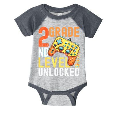 2nd Grade Level Unlocked Video Game Back To School Infant Baby Jersey Bodysuit