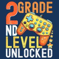 2nd Grade Level Unlocked Video Game Back To School Infant Baby Jersey Bodysuit