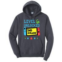 2nd Grade Level Unlocked Gamer First Day Of School Boy Tall Hoodie