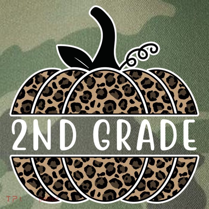 2nd Grade Leopard Pumpkin Legacy Tie Dye Trucker Hat