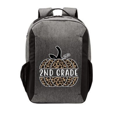 2nd Grade Leopard Pumpkin Vector Backpack