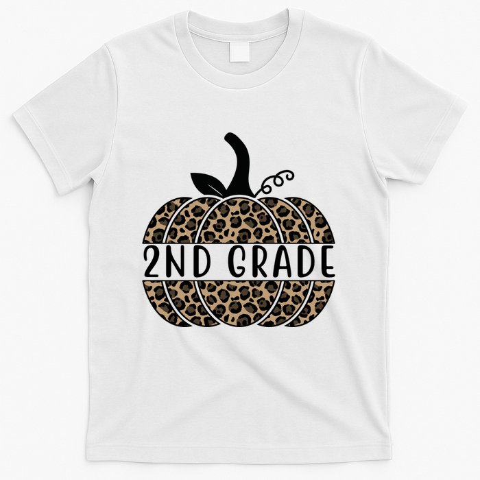 2nd Grade Leopard Pumpkin T-Shirt