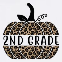 2nd Grade Leopard Pumpkin T-Shirt