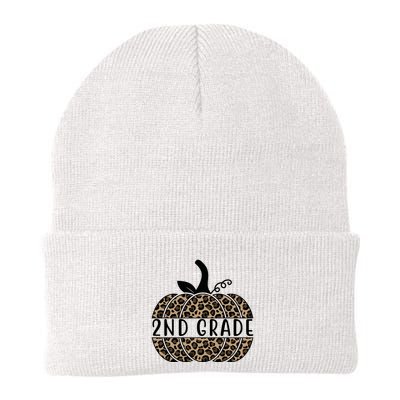 2nd Grade Leopard Pumpkin Beanie