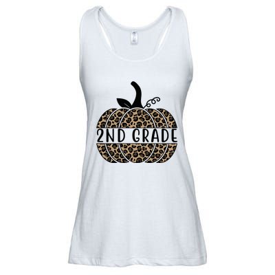2nd Grade Leopard Pumpkin Ladies Essential Flowy Tank