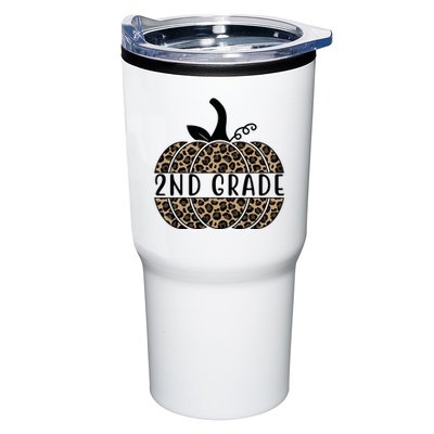 2nd Grade Leopard Pumpkin Tumbler