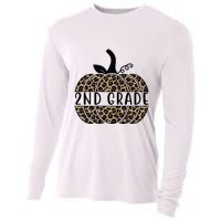 2nd Grade Leopard Pumpkin Cooling Performance Long Sleeve Crew